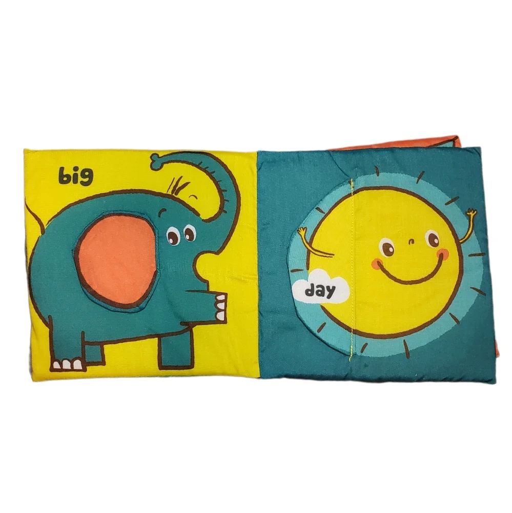 Melissa And Doug Soft Activity Baby Learning Book - Opposites